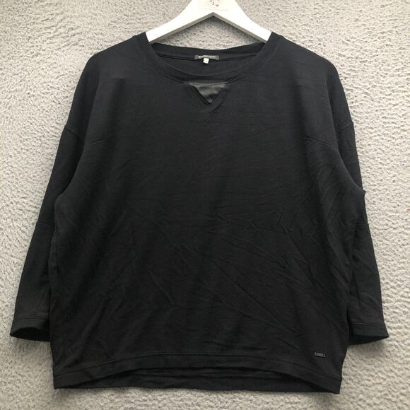 G-Star Raw US Isyd T-Shirt Womens Small Long Sleeve Boyfriend Fit Round Hem - Picture 1 of 6